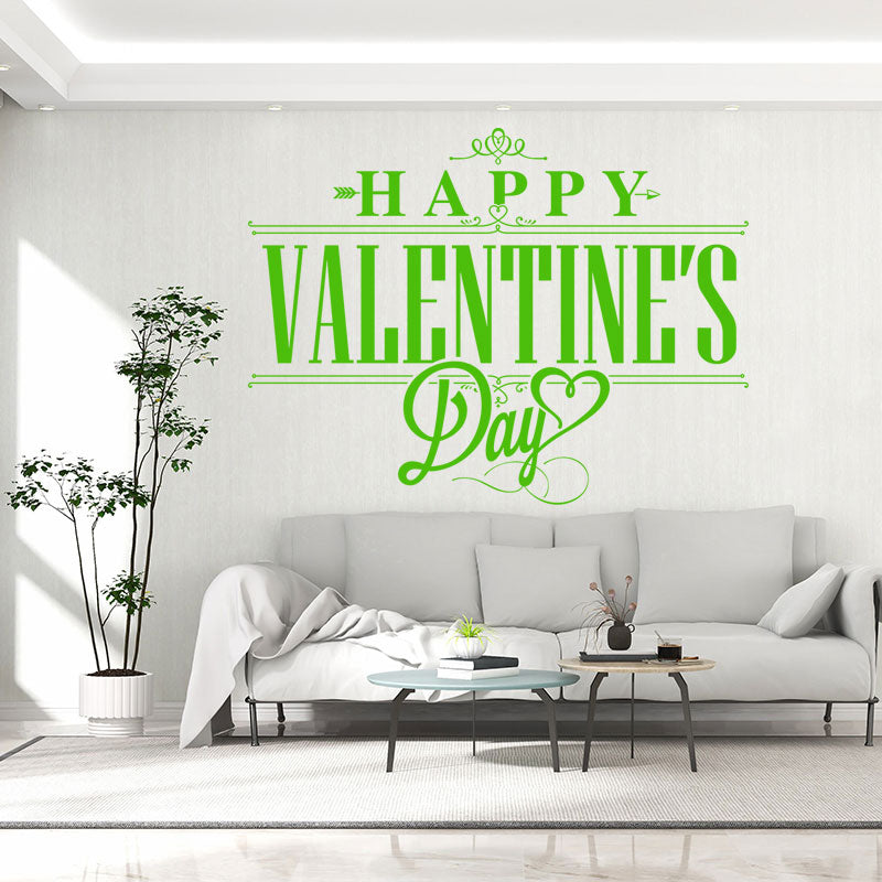 romantic valentine s day heart stickers wall sticker