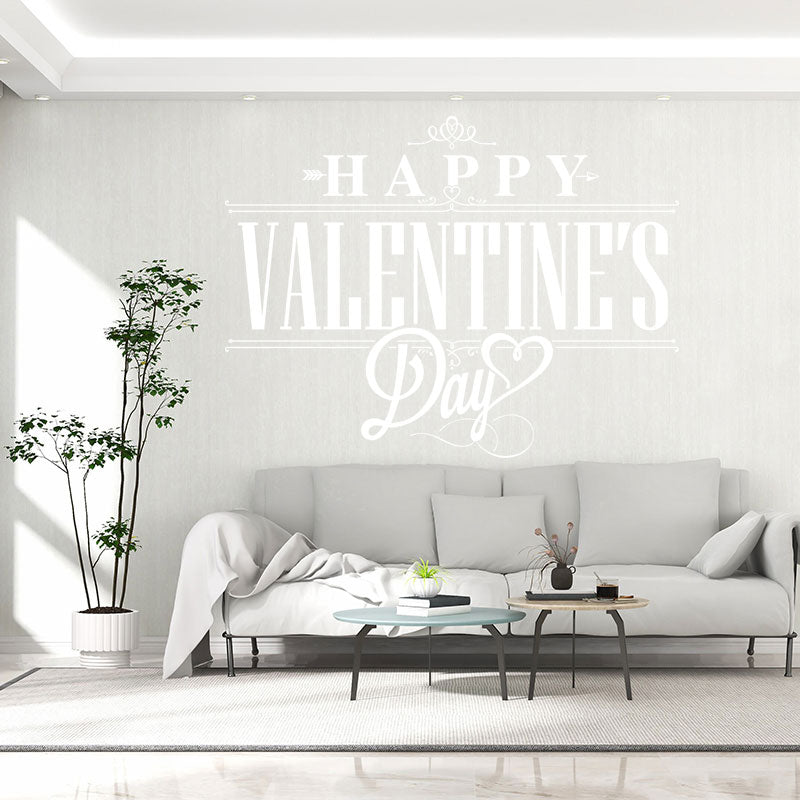 romantic valentine s day heart stickers wall sticker