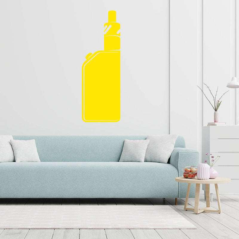 modern vape shop with vaping wall sticker