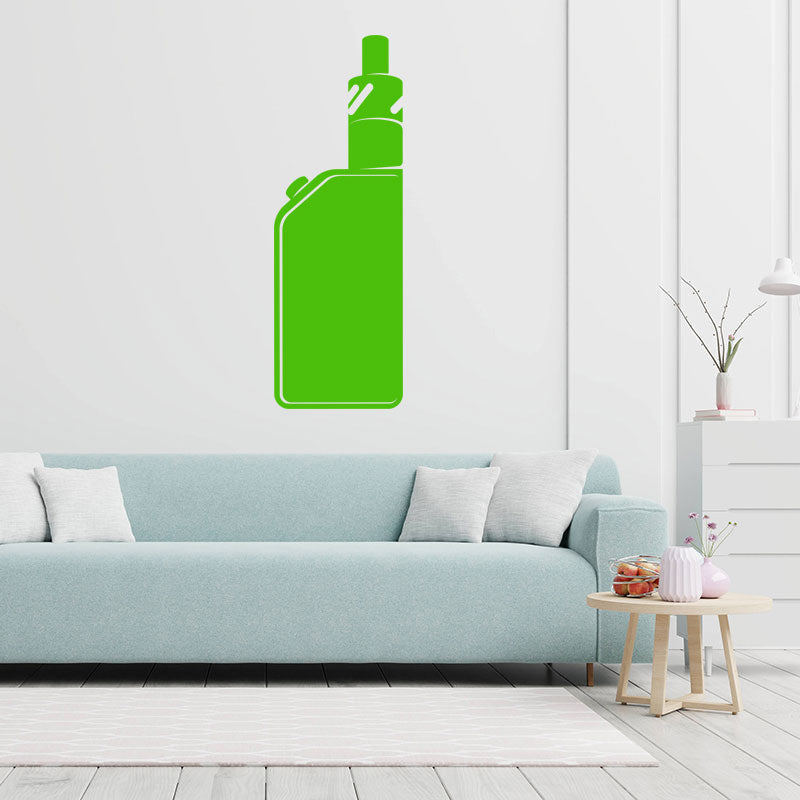 modern vape shop with vaping wall sticker