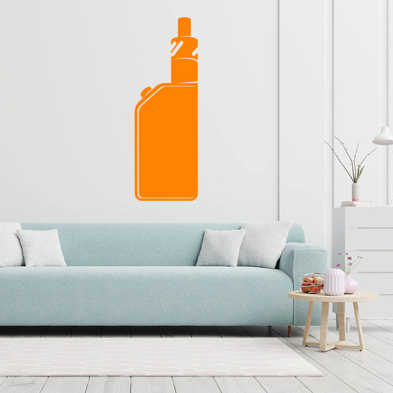 modern vape shop with vaping wall sticker