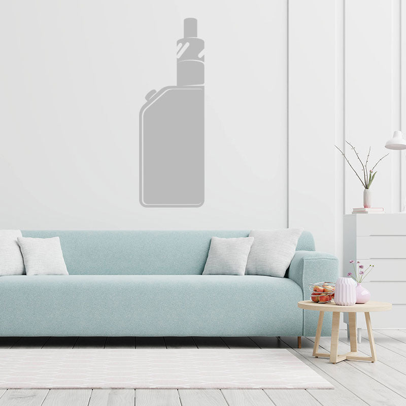 modern vape shop with vaping wall sticker