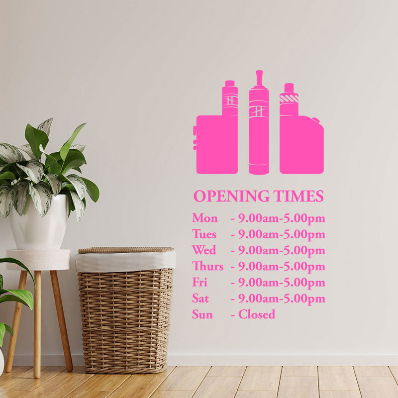 custom vaping graphics sticker vape store wall sti