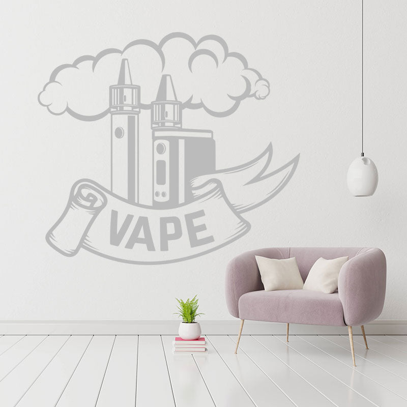 custom vaping quote sticker for wall sticker