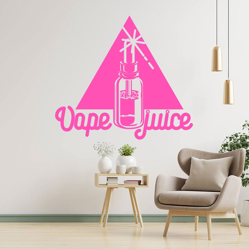unique vape shop wall sticker