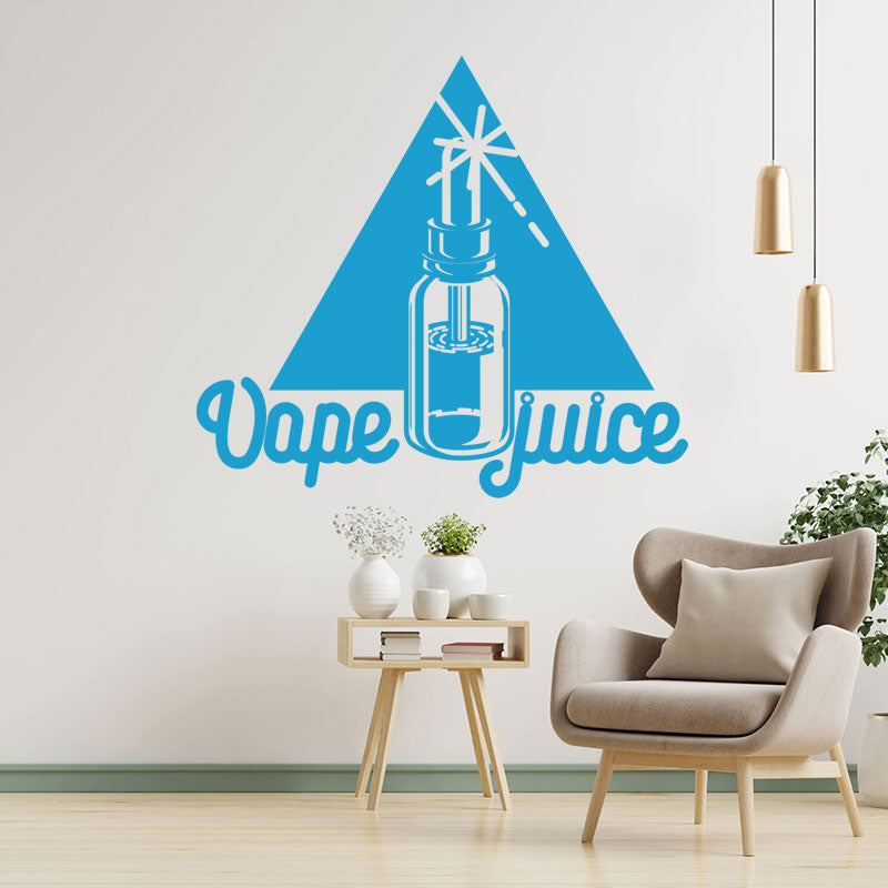 unique vape shop wall sticker