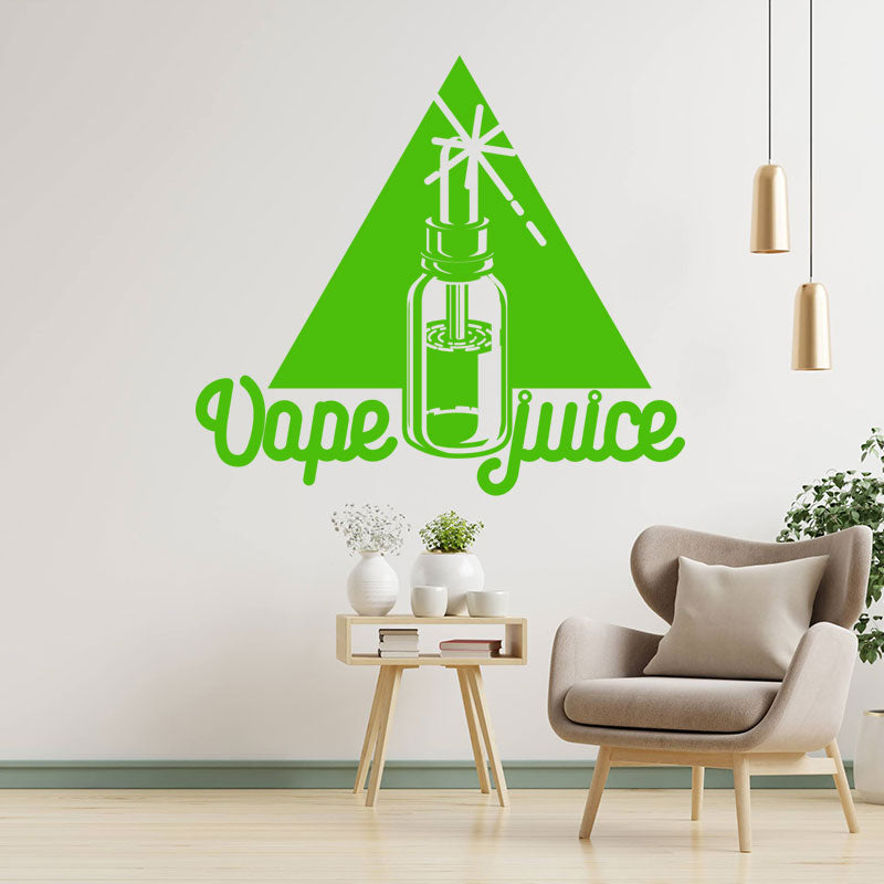 unique vape shop wall sticker