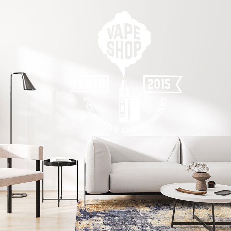 vaping graphics wall decal for wall sticker