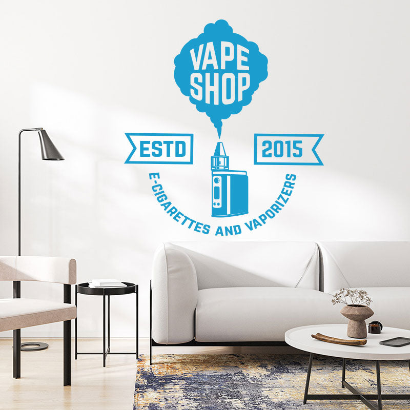 vaping graphics wall decal for wall sticker