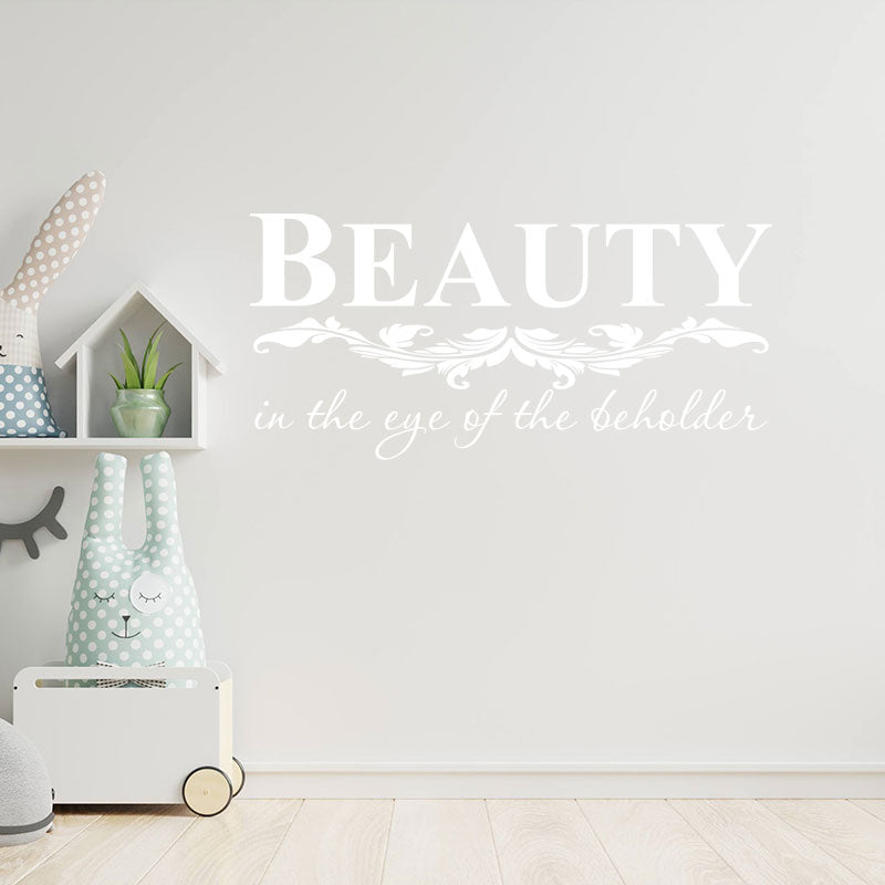 beauty bathroom wall sticker