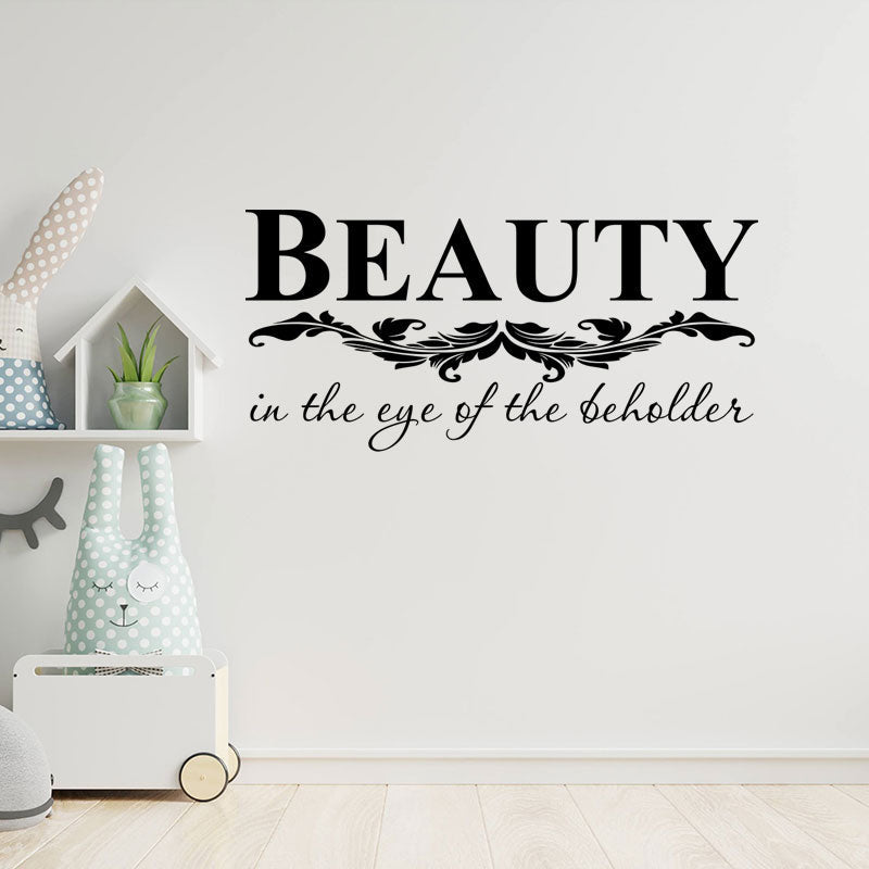 beauty bathroom wall sticker