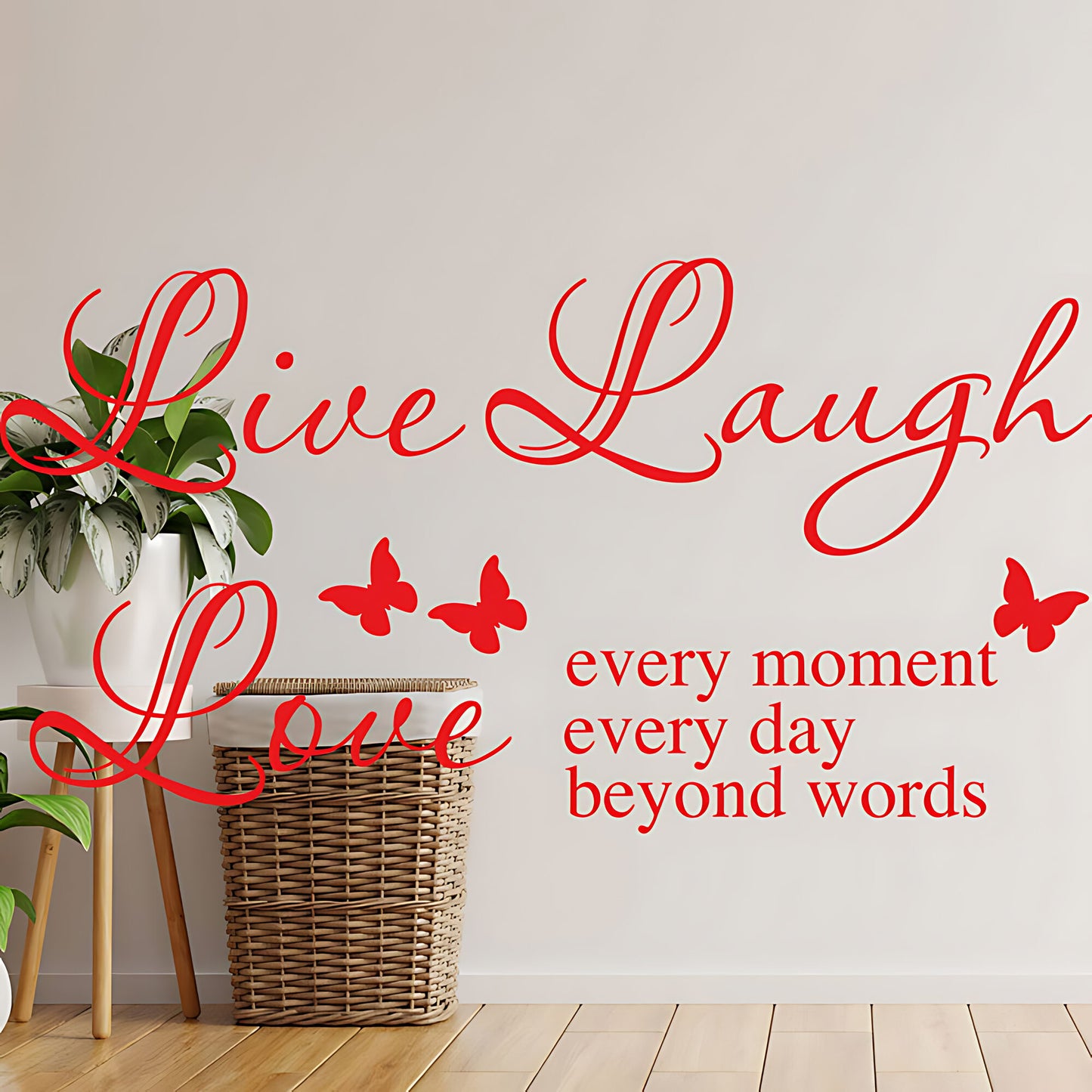 Live Laugh Love Quote Wall Sticker & Decal