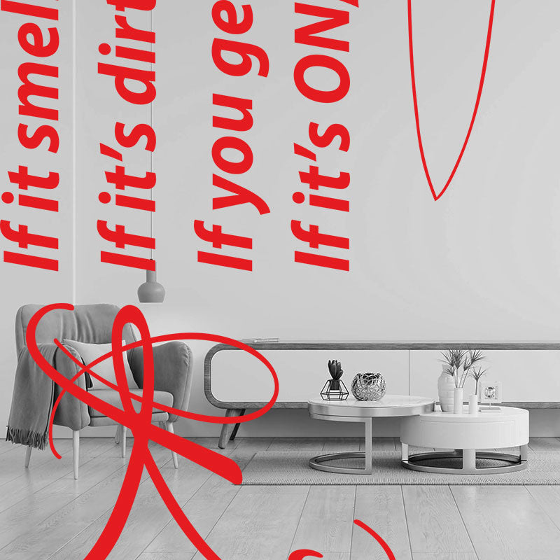kitchen rules inspirational wall sticker