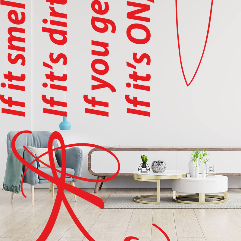 kitchen rules inspirational wall sticker