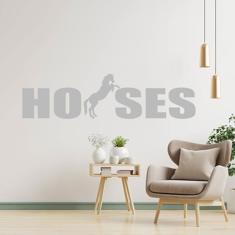 horses vehicle sticker equestrian wall sticker
