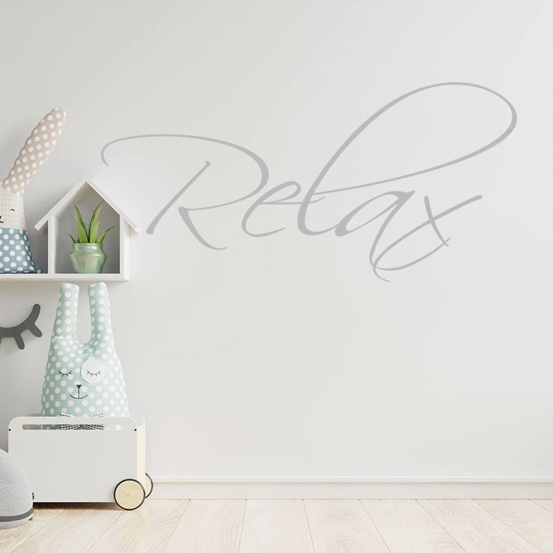 relax bathroom wall sticker vinyl art decal quote