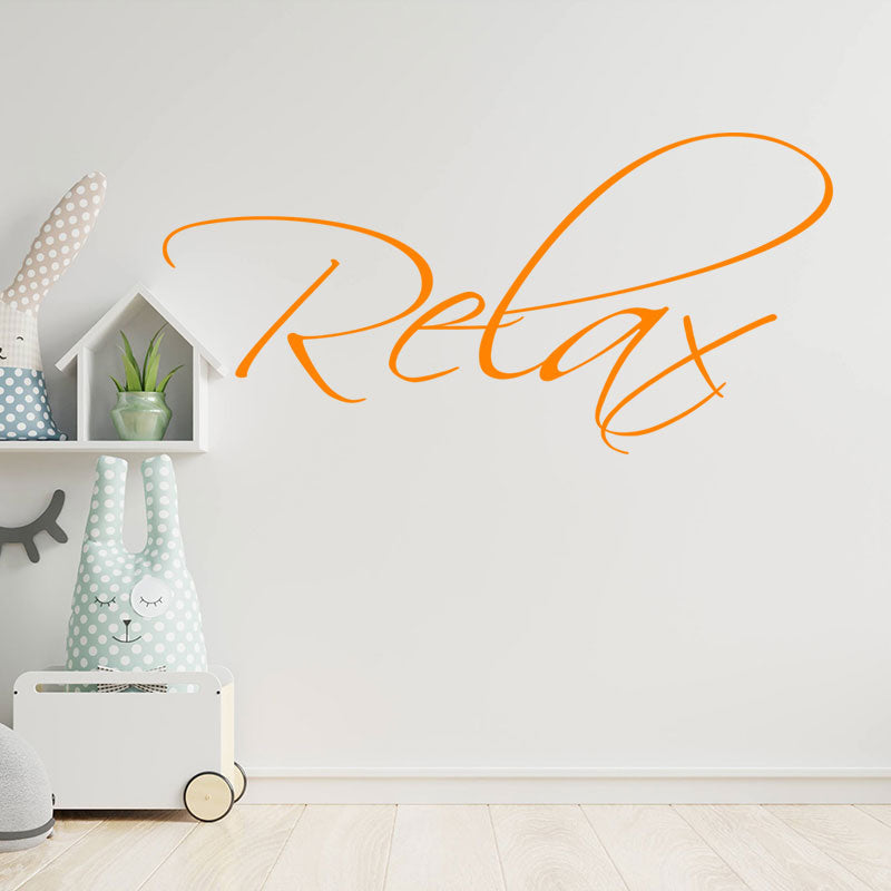 relax bathroom wall sticker vinyl art decal quote