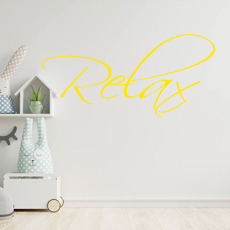 relax bathroom wall sticker vinyl art decal quote