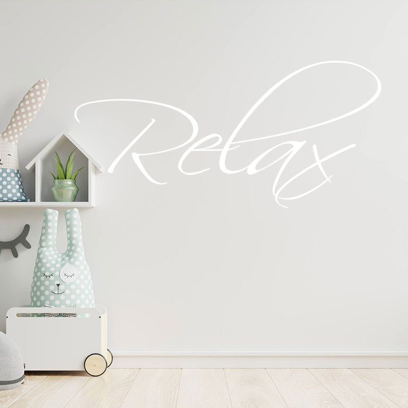 relax bathroom wall sticker vinyl art decal quote