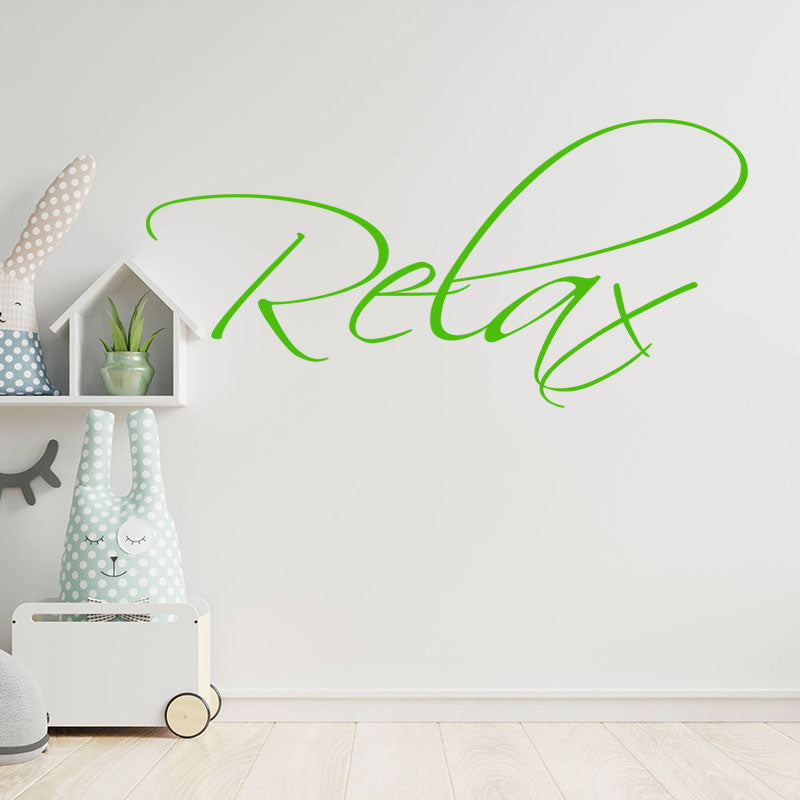 relax bathroom wall sticker vinyl art decal quote