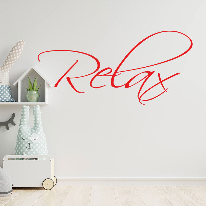 relax bathroom wall sticker vinyl art decal quote