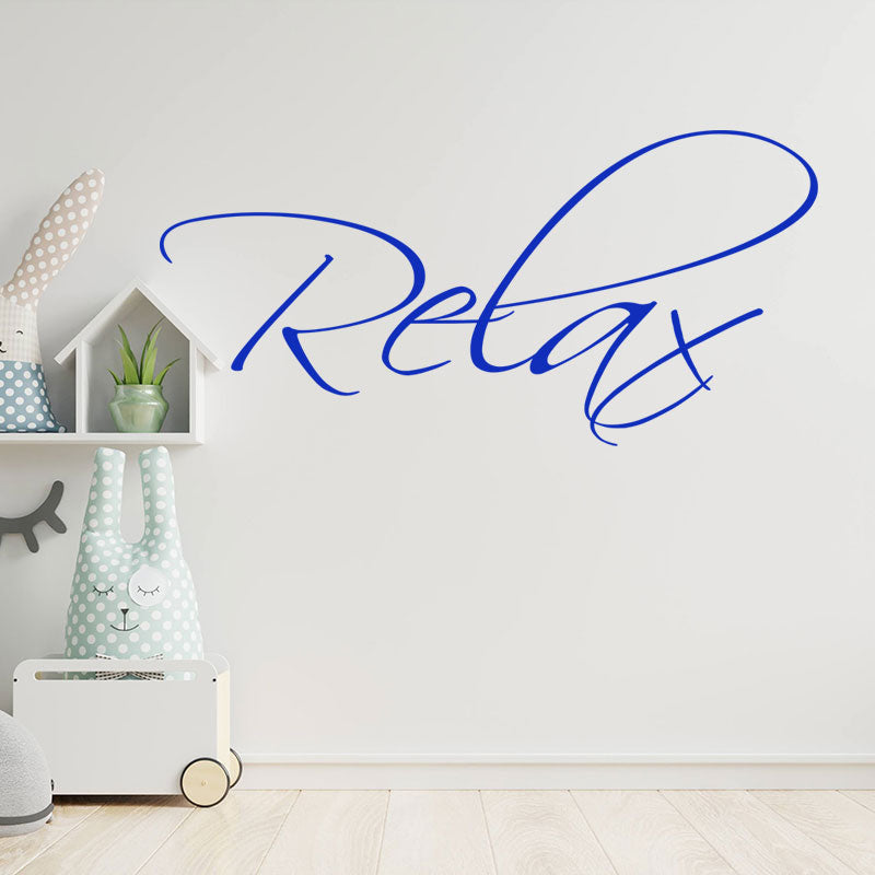 relax bathroom wall sticker vinyl art decal quote