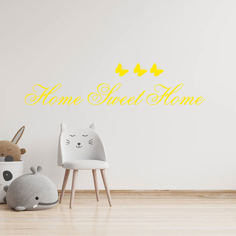 home sweet home family kitchen sticker
