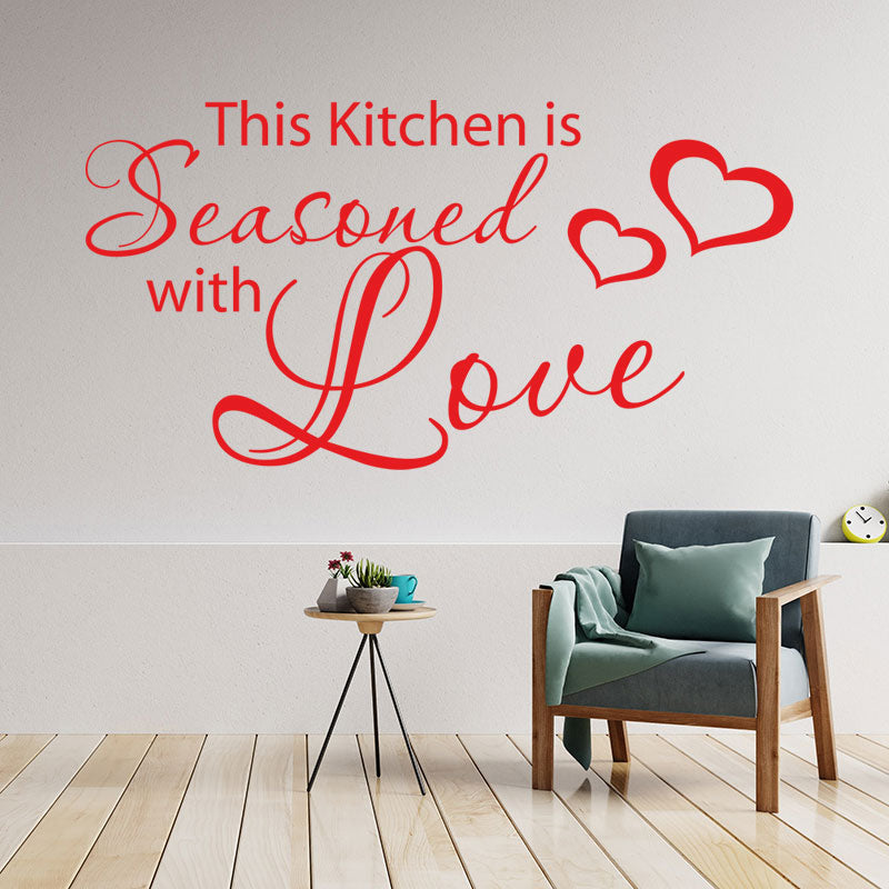two choices take it or leave kitchen sticker