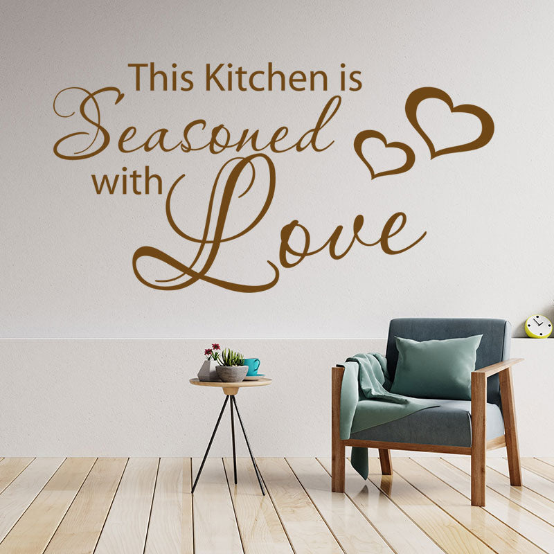 two choices take it or leave kitchen sticker