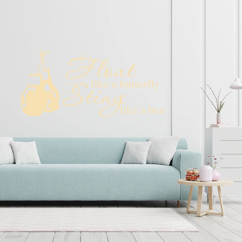 float like a butterfly decal wall sticker