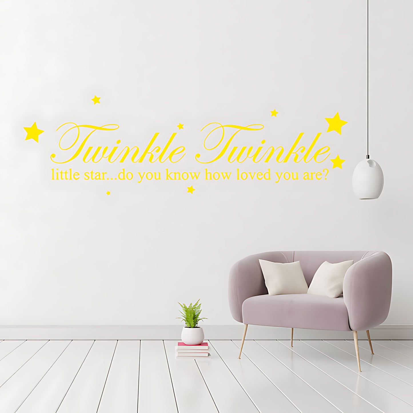 Twinkle Twinkle Star Wall Sticker - Nursery Decal