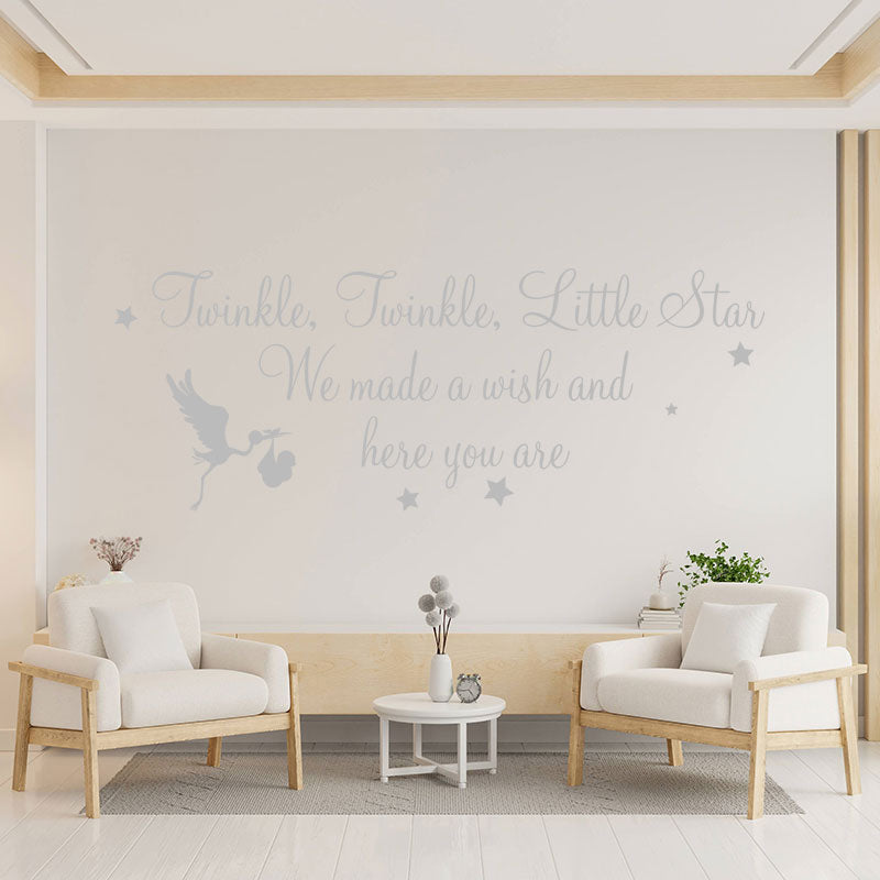 twinkle twinkle little star wall decal