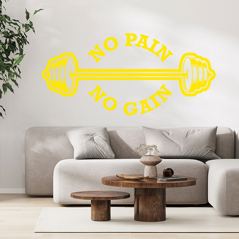 fitness motivational gym sticker