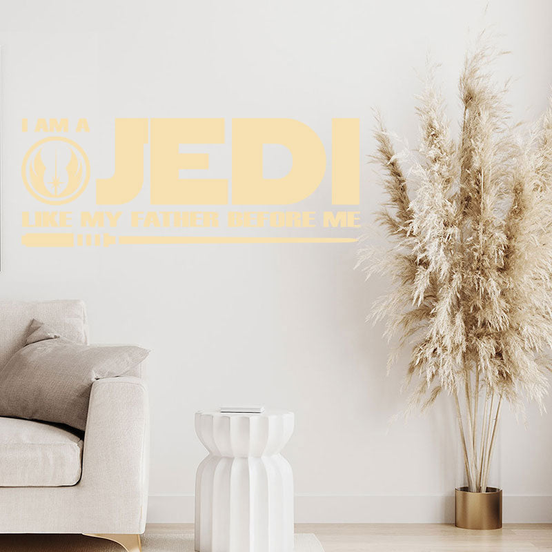 i am a jedi like wall sticker