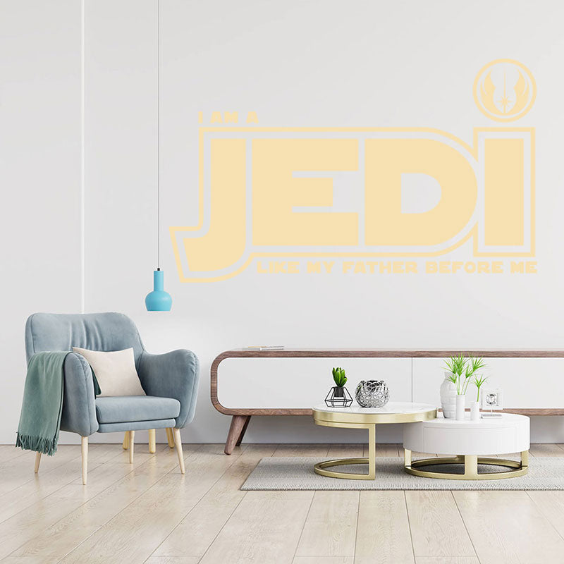 star wars jedi wall sticker