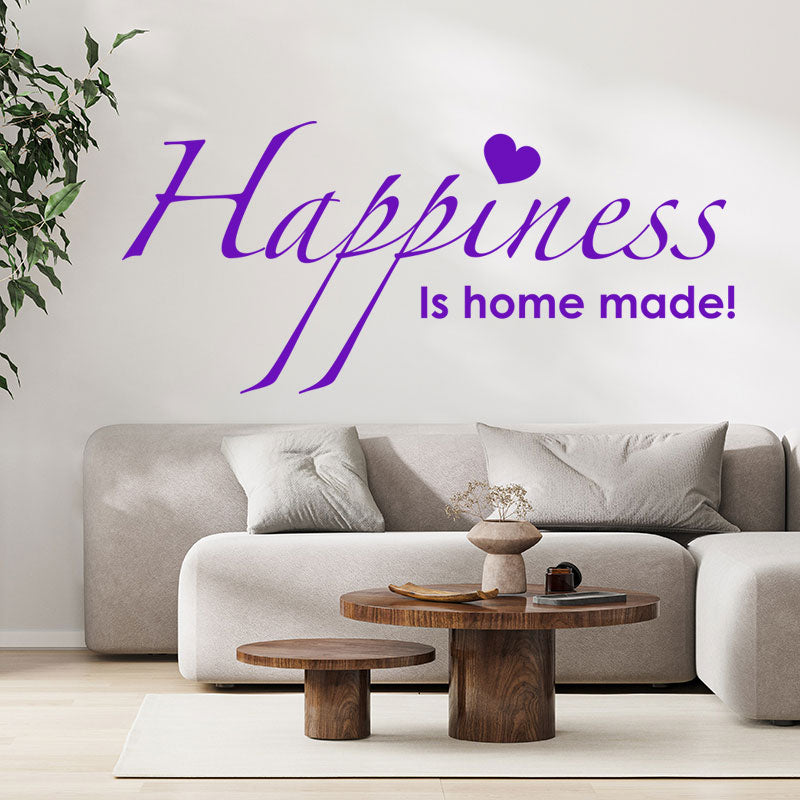 family happiness home made wall sticker