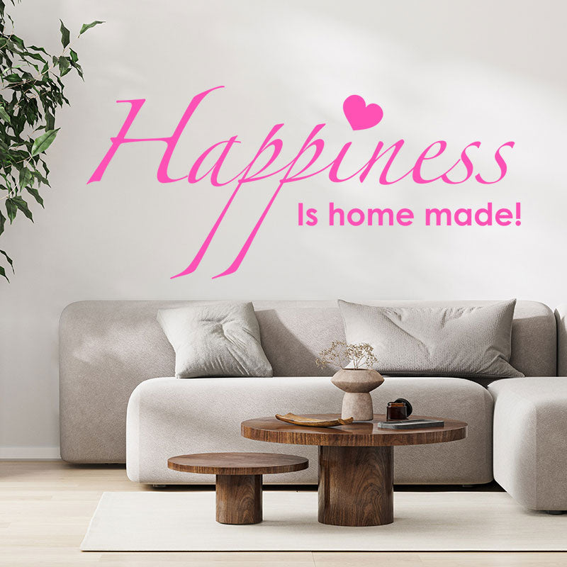 family happiness home made wall sticker