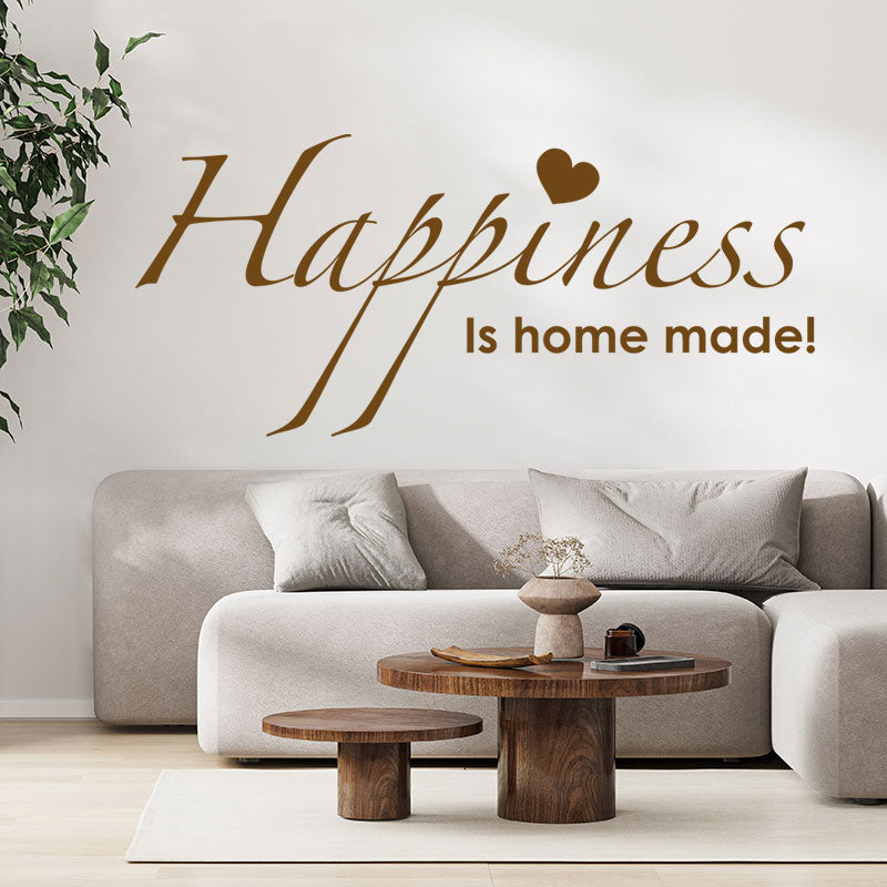 family happiness home made wall sticker