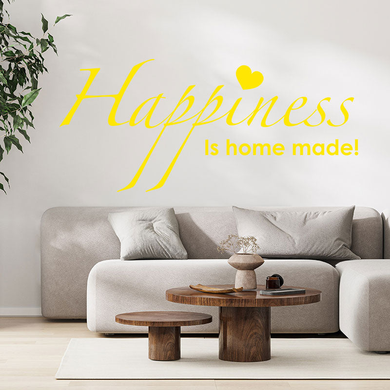 family happiness home made wall sticker