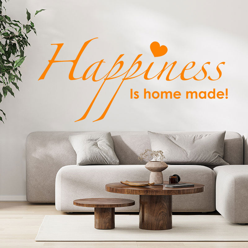 family happiness home made wall sticker