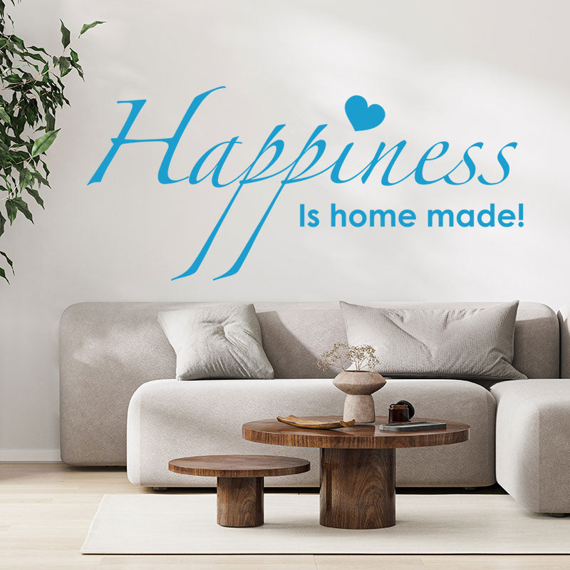 family happiness home made wall sticker