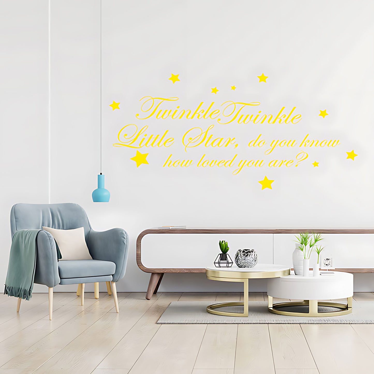 Twinkle Twinkle Little Star Wall Sticker - Nursery