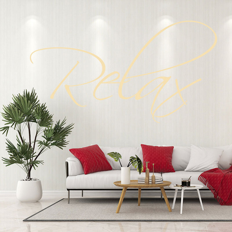 relax bathroom wall words quote sticker decor wall sticker