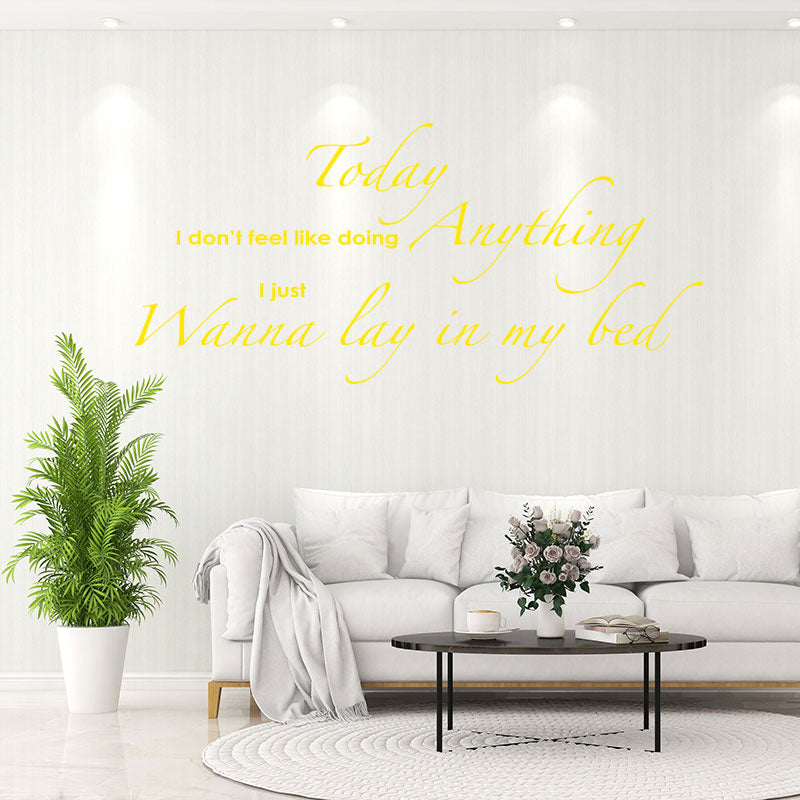 justin bieber wanna lay in wall sticker