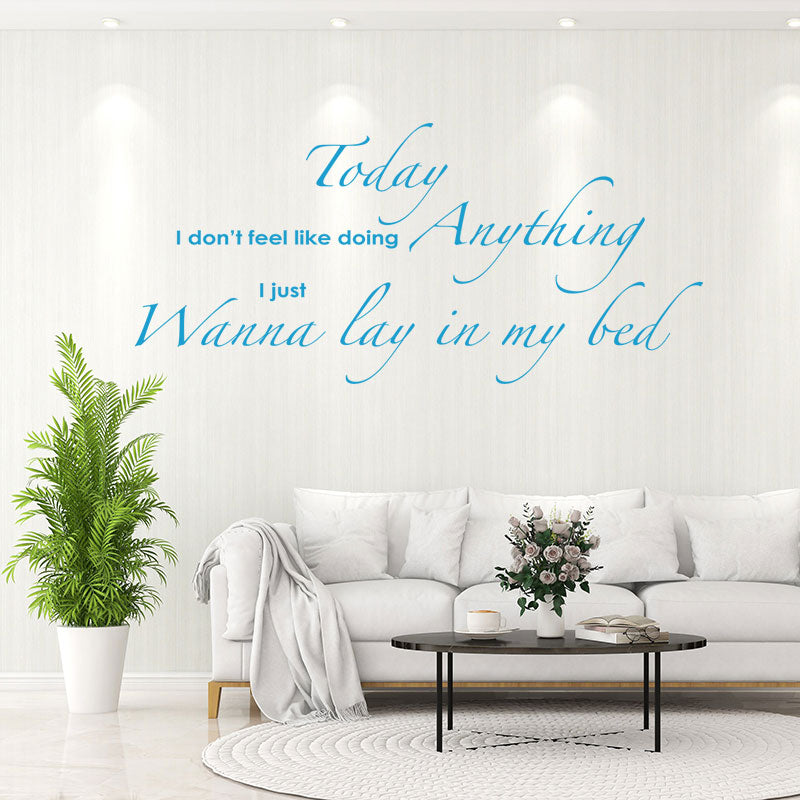 justin bieber wanna lay in wall sticker