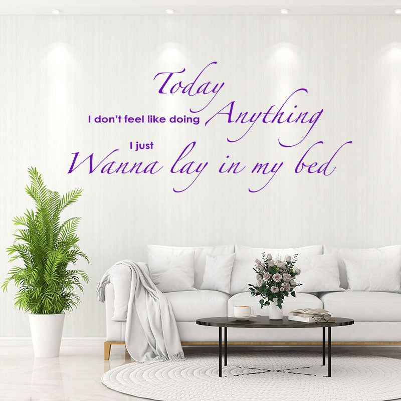 justin bieber wanna lay in wall sticker