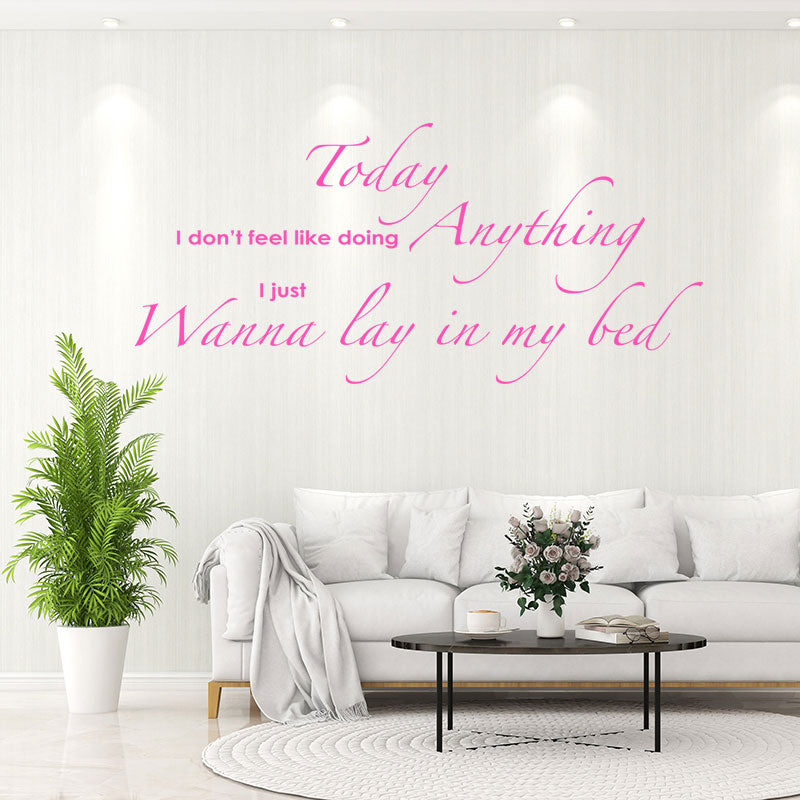 justin bieber wanna lay in wall sticker