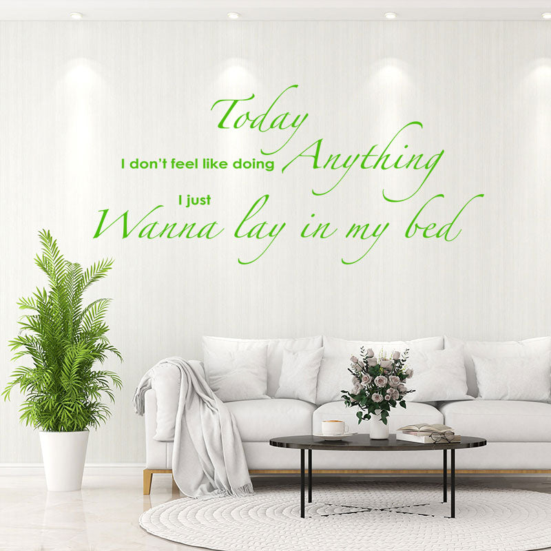 justin bieber wanna lay in wall sticker