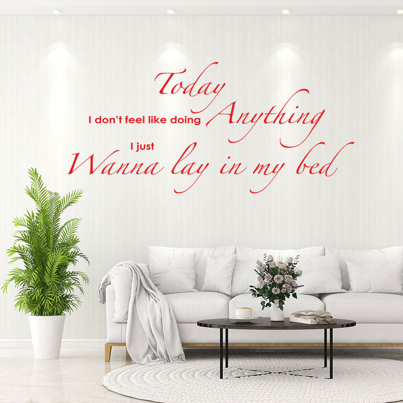 justin bieber wanna lay in wall sticker