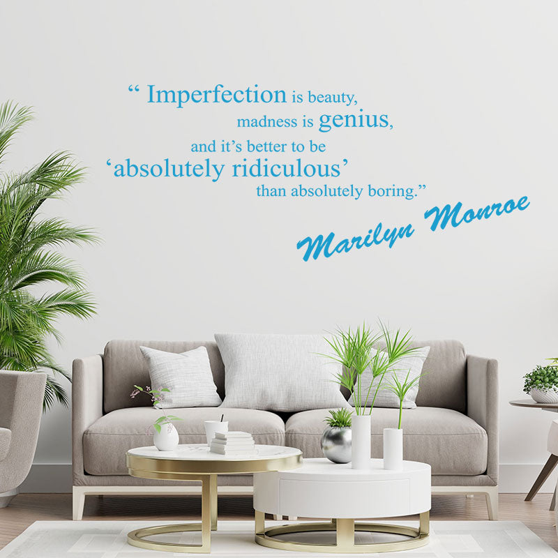 marilyn monroe iconic wall sticker